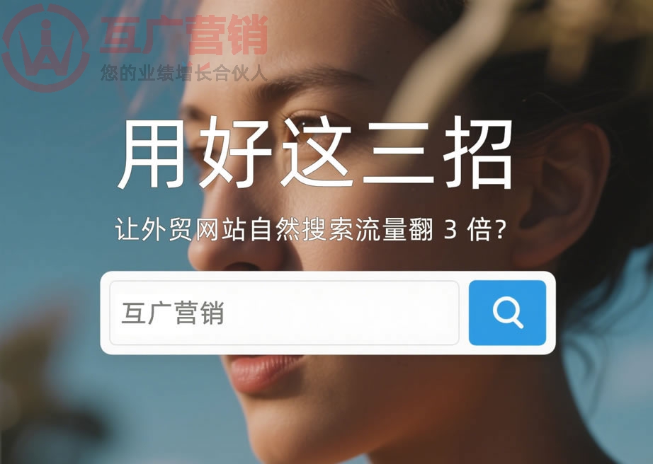 用好这三招让外贸网站自然搜索流量翻 3 倍？