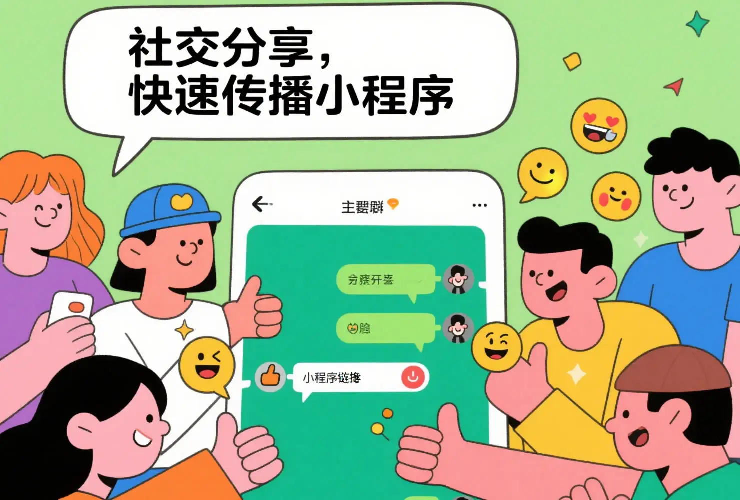 微信小程序流量入口-社交分享